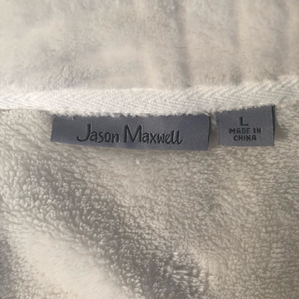 Jason Maxwell White jacket size large. Soft - Picture 5 of 8